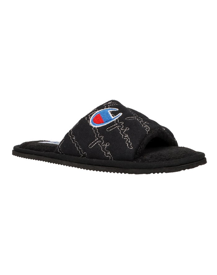 Pantuflas Champion Mujer - Hotel ( Negras ) 1935076-KM